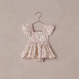 Barboteuse à jupe | Margot - Rose meadow