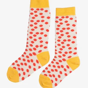 Chaussettes unisexes - Pois rouges
