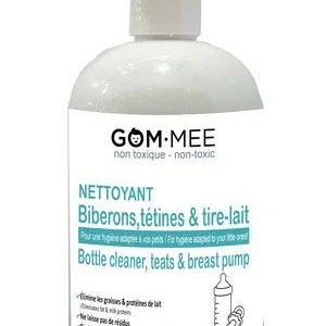 NETTOYANT À BIBERONS TÉTINES TIRE-LAIT BIODÉGRADABLE | GOMMEE