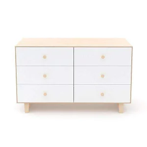 Commodes 6 tiroirs MERLIN - Birch White