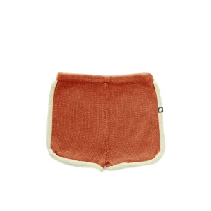 70's short en tricot - Burnt orange