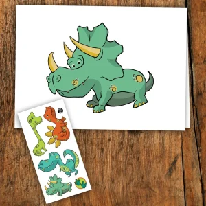 Carte de souhaits - Dinosaure