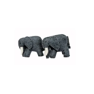 Éléphant en laine feutrée - 10 cm