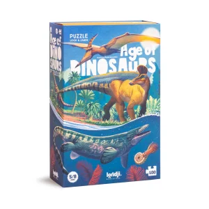 Casse-tête + histoire | 100 pcs - Age of dinosaurs