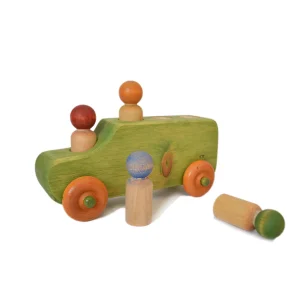 Autobus 3 passagers + conducteur - Vert