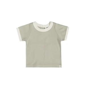 T-shirt coton bio | Ringer - Pistachio