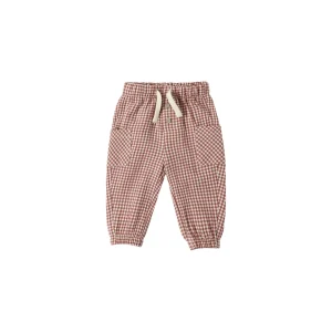 Pantalon à poche | Luca - Red gingham