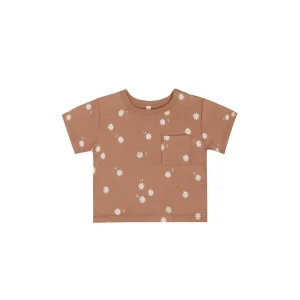 T-shirt coton bio | Boxy - Sunburst