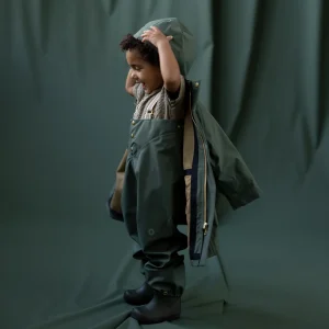 Pantalon de pluie ÉVOLUTIF 100% recyclé - Laurel