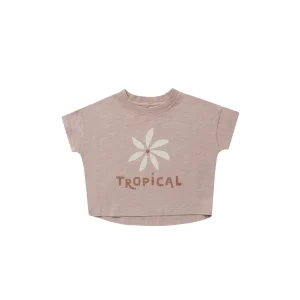 T-shirt "Tropical" - Mauve