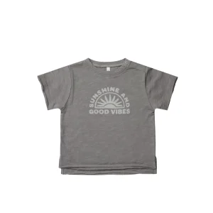 T-shirt raw edge - Ink