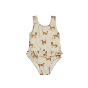 Maillot à jupe - Natural leopard