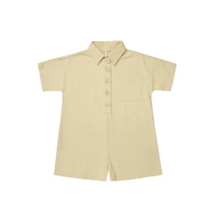 Combinaison courte à col - Lemon