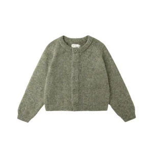 Cardigan tricot | Fuzzy - Evergreen