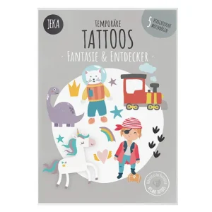 Tatouages Vegan Jeka – Pirate & Licorne