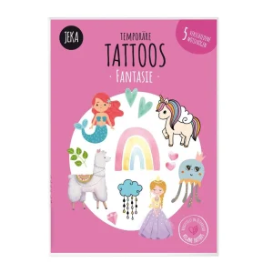 Tatouages Vegan Jeka – Sirène et Lama