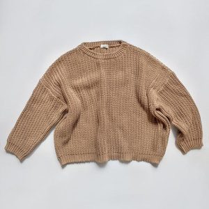 Chunky sweater bio | FEMME - Caramel