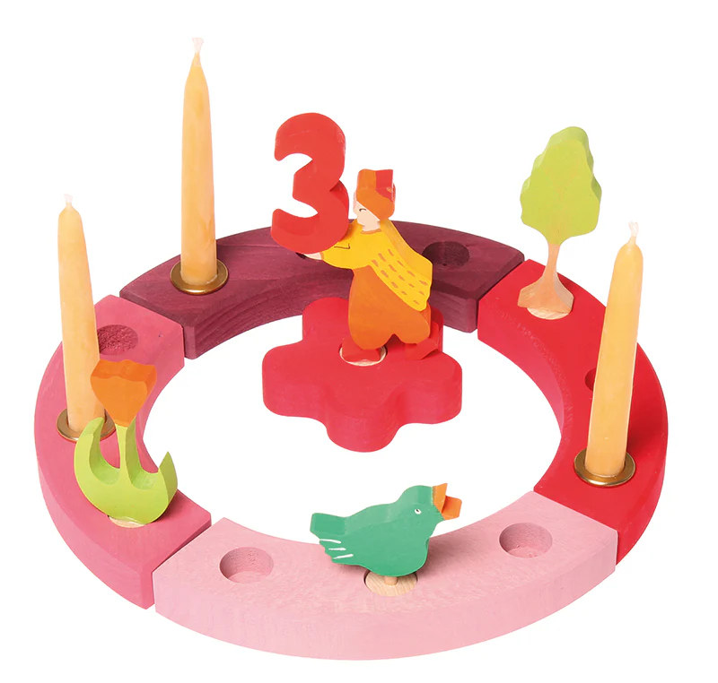 Figurine décorative en bois - Voiture Rouge – Image 5