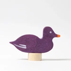Figurine décorative en bois - Canard