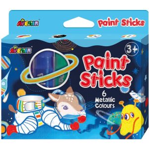 Avenir | Verfstiften - Set van 6 - Metallic