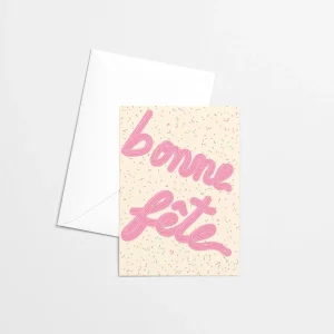 Carte de souhaits vierge - Bonne fête gourmande