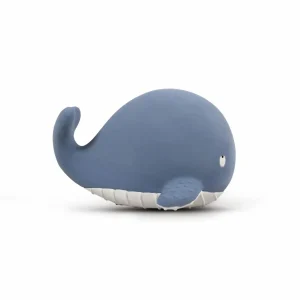 Filibabba | Teether - Christian the whale Powder blue