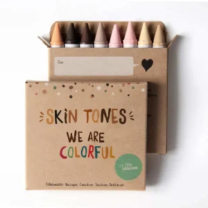 Hautfarben Buntstifte | Skin Tones - Wax Crayons