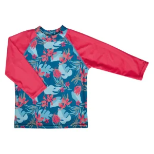 T-Shirt Maillot de bain -  Imprimé tropical - 6/12 mois et 5/6 ans