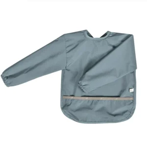 Bavoir avec manches - Bleu foncé