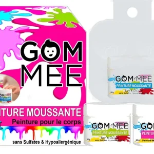 NETTOYANT PEINTURE MOUSSANTE CORPS BOÎTE DE 3 X 60G BL-VR-RS | GOMMEE