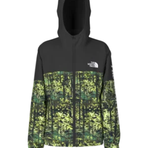 Coupe-vent NEVER STOP pour garçon - Noir/Imprimé- 6 à 16 ans