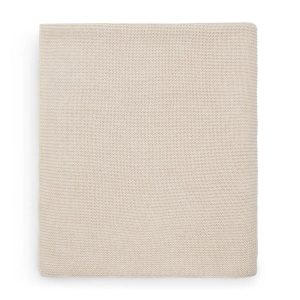 Jollein | Deken Ledikant 100x150cm Basic Knit - Nougat