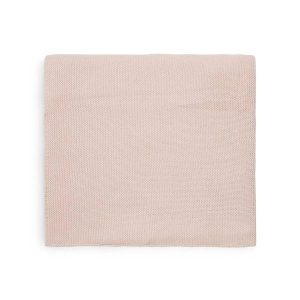 Jollein | Deken Ledikant 100x150cm Basic Knit - Pale Pink