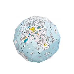 Kit créatif papier recyclé - Globe 3D