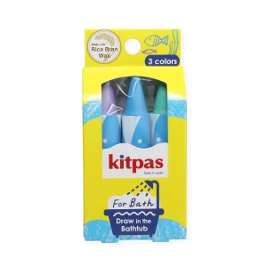 Kitpas | Badkrijt 3 stuks (groen, blauw en violet)