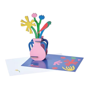 Carte à souhaits+ bouquet - Bouquet Matisse