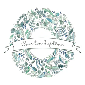 Carte avec illustration à l'aquarelle - Olivia_