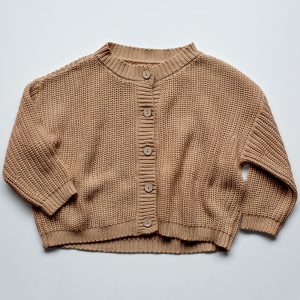 Cardigan oversize chunky - Caramel