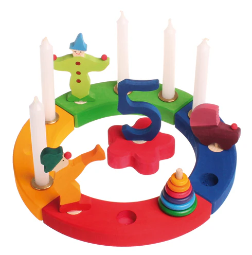 Anneaux de fête en bois 12 ans - Multicolore – Image 4